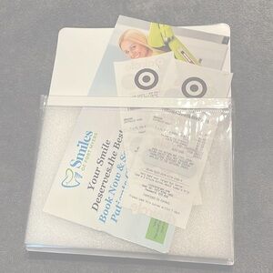 SET OF 6 Magnetic Pocket File Holder office file cabinet school 11” x 9”